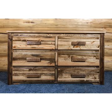 Homestead 6 Drawer Rough Sawn Dresser