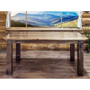 Homestead Rough Sawn 4 Post Dining Table