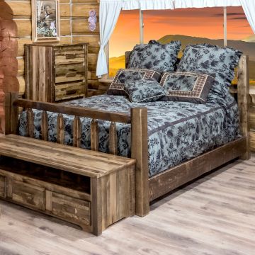 Homestead Rough Sawn Bed
