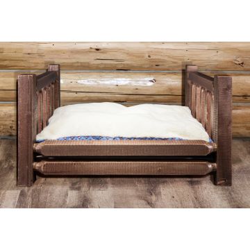 Rough Sawn Large Pet Bed