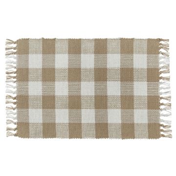 Natural Checkered Placemat