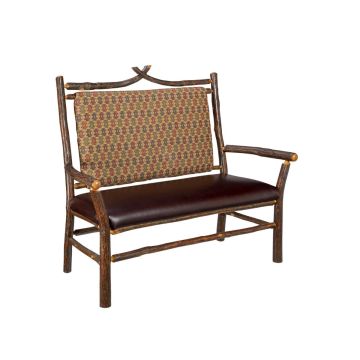 New West Bozeman Rustic Settee 
