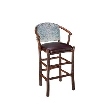 New West Cody Short Arm Rustic Barstool 
