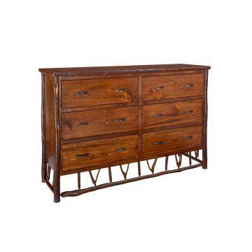 New West Rustic Missoula 6 Drawer Dresser