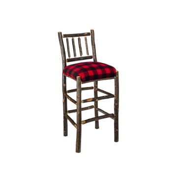 New West Red Lodge Spindled Back Bar Stool 