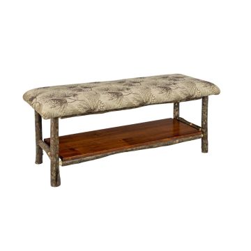 New West Red Lodge Rustic Bedside Bench 