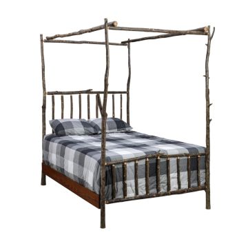 New West Red Lodge Rustic Poster Bed