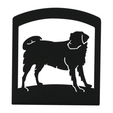 Wrought Iron Dog Napkin Holder