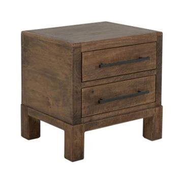 Merida 2 Drawer Nightstand