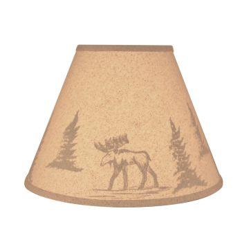 Rustic Bull Moose Silhouette Lampshade