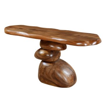 Boulder Junction Wood Cairn Sofa Table