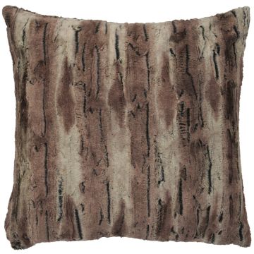 Pewter Fox Cuddle Fur Euro Sham