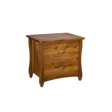 Pike's Peak Rustic 2 Drawer Nightstand