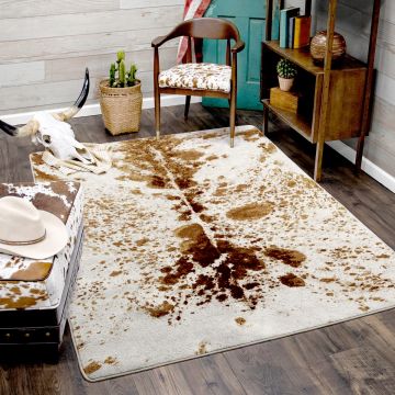 Pioneer Longhorn Spotted Brindle Rugs