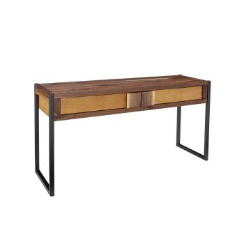 Powder Mountain Modern Walnut Sofa Table 