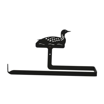 Wrought Iron Loon Paper Towel Holder