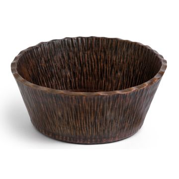 forest Vessel Hammered Copper Sink