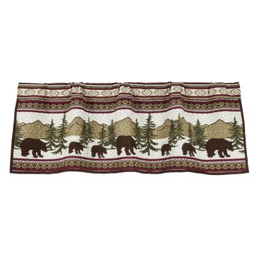 Bear Trail Quilt Valance
