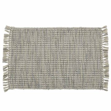 Rain Cloud Rustic Basketweave Placemat Sets