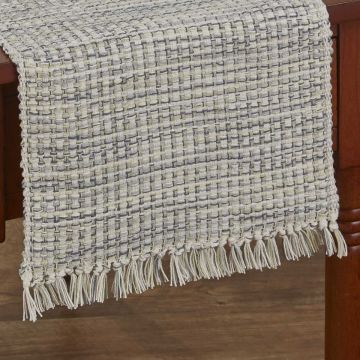 Rain Cloud Rustic Basketweave Table Runners