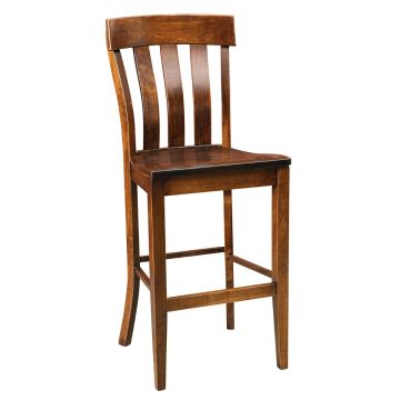 Raleigh Run Deep Bend Bar Stool - Stationary