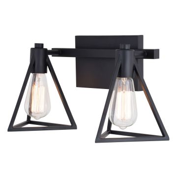 Ravenna 2 Light Vanity Matte Black
