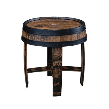 Barrel Top End Table