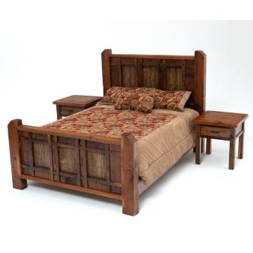 Reclaimed Heritage Richland Barn Wood Panel Bed