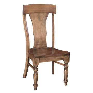 Renova Double Bent Barrel Dining Side Chair - Sandstone Finish