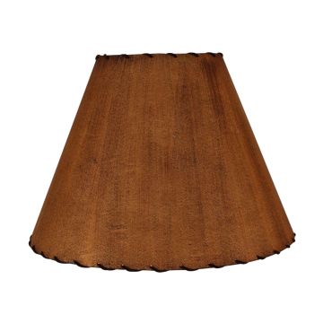 Rustic Brown Laced Lampshade