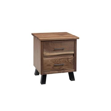 Modern Rustic Richardson 2 Drawer Nightstand