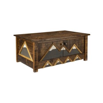 Rocky Mountain 2 Door Barn Wood Coffee Table