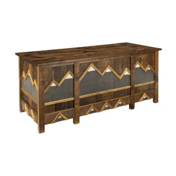 Rocky Mountain Barnwood Kneehole Desk