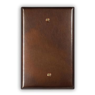 Rustic 1 Blank Copper Switch Plate