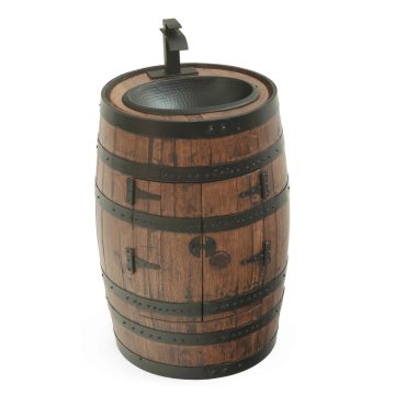 Rustic Reclaimed Barrel Vanity - Includes Sink & Faucet
