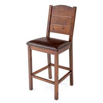 Farmhouse Charm Barnwood Bar Stool