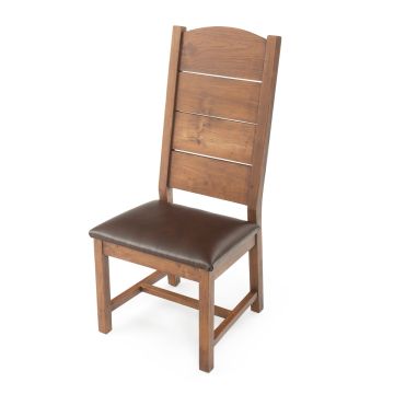 Farmhouse Charm Barnwood Dining Chair