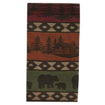 Rustic Bear Mountain Cloth Napkin