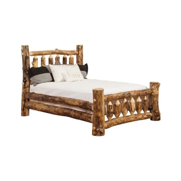Rustic Colorado Aspen Bed