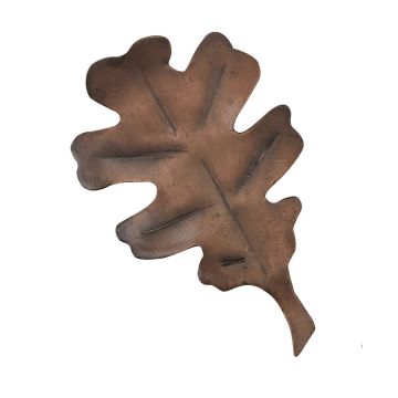 Rustic Copper Oak Leaf Napkin Rings