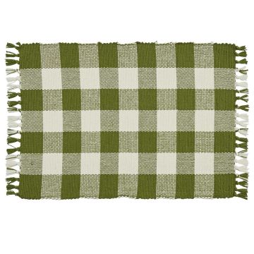 Sage Checkered Placemat