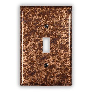 Sandstorm 1 Toggle Copper Switch Plate