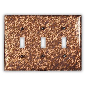 Sandstorm 3 Toggle Copper Switch Plate