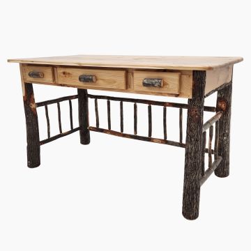 Saranac Hickory Log Foreman Desk