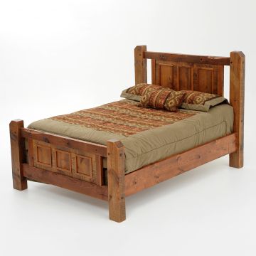Rocky Creek Rustic Reclaimed Carson City Bed