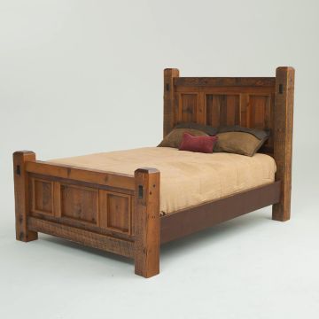 Stony Brooke Rustic Reclaimed Highland Panel Bed