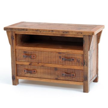 Stony Brooke Rustic Reclaimed 2 Drawer Television Stand
