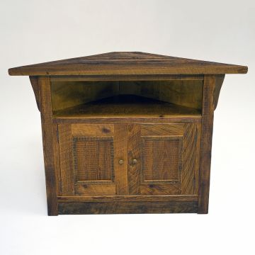 Stony Brooke Rustic Reclaimed Corner Television Stand 