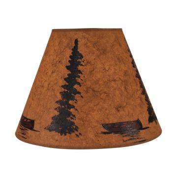 Rustic Red Canoe Lampshade