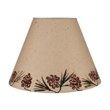 Rustic Pine Bough Border Lampshade